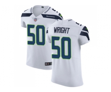 Nike Seattle Seahawks #50 K.J. Wright White Men Stitched NFL Vapor Untouchable Elite Jersey