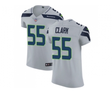 Nike Seattle Seahawks #55 Frank Clark Grey Alternate Men Stitched NFL Vapor Untouchable Elite Jersey