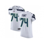 Nike Seattle Seahawks #74 George Fant White Men Stitched NFL Vapor Untouchable Elite Jersey