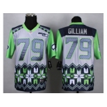 Nike Seattle Seahawks #79 gilliam Jerseys[Style Noble Fashion Elite]