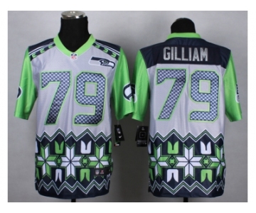 Nike Seattle Seahawks #79 gilliam Jerseys[Style Noble Fashion Elite]