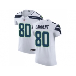 Nike Seattle Seahawks #80 Steve Largent White Men Stitched NFL Vapor Untouchable Elite Jersey