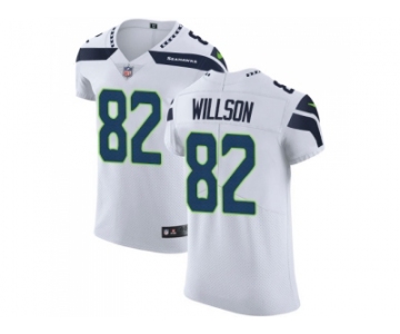 Nike Seattle Seahawks #82 Luke Willson White Men Stitched NFL Vapor Untouchable Elite Jersey