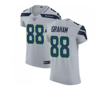 Nike Seattle Seahawks #88 Jimmy Graham Grey Alternate Men Stitched NFL Vapor Untouchable Elite Jersey