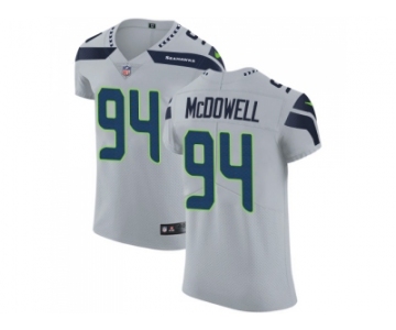 Nike Seattle Seahawks #94 Malik McDowell Grey Alternate Men Stitched NFL Vapor Untouchable Elite Jersey