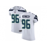 Nike Seattle Seahawks #96 Cortez Kennedy White Men Stitched NFL Vapor Untouchable Elite Jersey