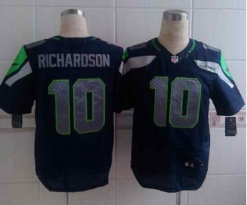 nike nfl jerseys seattle seahawks #10 richardson blue[Elite]