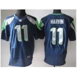 nike nfl jerseys seattle seahawks #11 harvin blue[Elite]