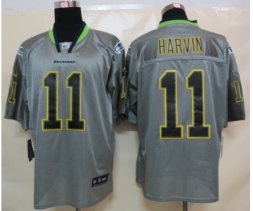 nike nfl jerseys seattle seahawks #11 harvin grey[Elite lights out]