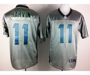 nike nfl jerseys seattle seahawks #11 harvin grey[Elite shadow]