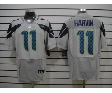 nike nfl jerseys seattle seahawks #11 harvin grey[Elite]