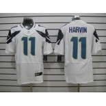 nike nfl jerseys seattle seahawks #11 harvin white[Elite]