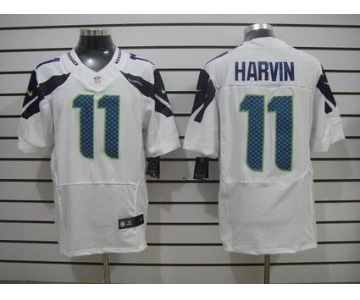 nike nfl jerseys seattle seahawks #11 harvin white[Elite]