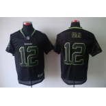 nike nfl jerseys seattle seahawks #12 fan black[Elite lights out]