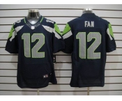 nike nfl jerseys seattle seahawks #12 fan blue[Elite]