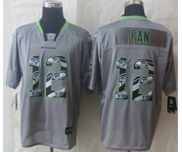 nike nfl jerseys seattle seahawks #12 fan grey[Elite united sideline]