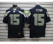 nike nfl jerseys seattle seahawks #15 flynn blue[Elite]