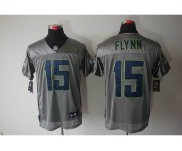 nike nfl jerseys seattle seahawks #15 flynn grey[Elite shadow]