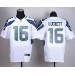 nike nfl jerseys seattle seahawks #16 lockett white[Elite]