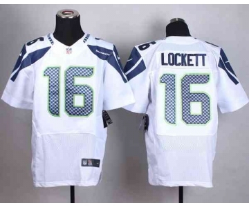 nike nfl jerseys seattle seahawks #16 lockett white[Elite]