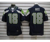 nike nfl jerseys seattle seahawks #18 sidney rice blue[Elite]