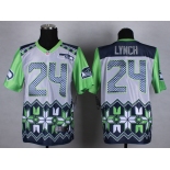 nike nfl jerseys seattle seahawks #24 lynch [Elite Style Noble Fashion]