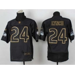 nike nfl jerseys seattle seahawks #24 marshawn lynch black[Elite gold lettering fashion]