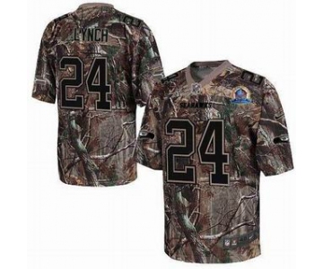 nike nfl jerseys seattle seahawks #24 marshawn lynch camo[Elite 50th Patch]