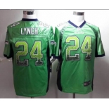 nike nfl jerseys seattle seahawks #24 marshawn lynch green [Elite drift fashion]