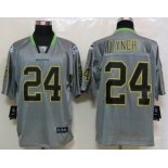 nike nfl jerseys seattle seahawks #24 marshawn lynch grey[Elite lights out]