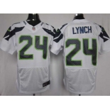 nike nfl jerseys seattle seahawks #24 marshawn lynch white[elite]