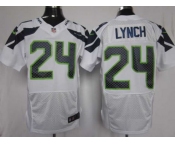 nike nfl jerseys seattle seahawks #24 marshawn lynch white[elite]