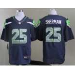 nike nfl jerseys seattle seahawks #25 sherman blue[Elite]