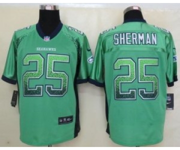 nike nfl jerseys seattle seahawks #25 sherman green[Elite drift fashion]