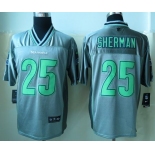 nike nfl jerseys seattle seahawks #25 sherman grey[Elite vapor]