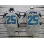 nike nfl jerseys seattle seahawks #25 sherman grey[Elite]