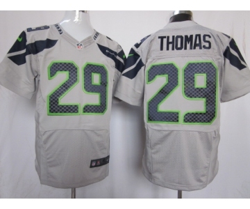 nike nfl jerseys seattle seahawks #29 earl thomas grey[Elite]