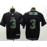 nike nfl jerseys seattle seahawks #3 wilson Black[Elite Camo Fashion]