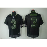 nike nfl jerseys seattle seahawks #3 wilson black[Elite lights out]