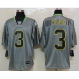 nike nfl jerseys seattle seahawks #3 wilson grey[Elite lights out]