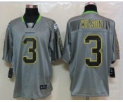 nike nfl jerseys seattle seahawks #3 wilson grey[Elite lights out]