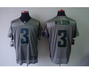 nike nfl jerseys seattle seahawks #3 wilson grey[Elite shadow]