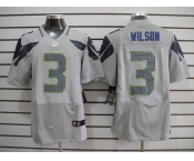 nike nfl jerseys seattle seahawks #3 wilson grey[Elite]