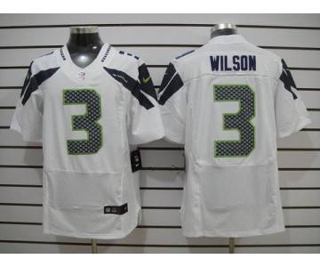 nike nfl jerseys seattle seahawks #3 wilson white[Elite]