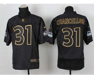 nike nfl jerseys seattle seahawks #31 kam chancellor black[Elite gold lettering fashion]