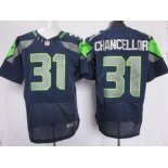 nike nfl jerseys seattle seahawks #31 kam chancellor blue[Elite]