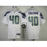 nike nfl jerseys seattle seahawks #40 coleman white[Elite]