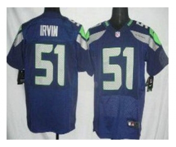 nike nfl jerseys seattle seahawks #51 bruce irvin blue[Elite]