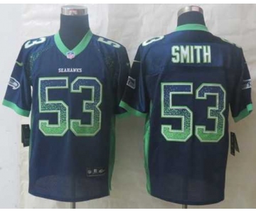 nike nfl jerseys seattle seahawks #53 smith blue[Elite drift fashion]