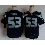 nike nfl jerseys seattle seahawks #53 smith blue[Elite]